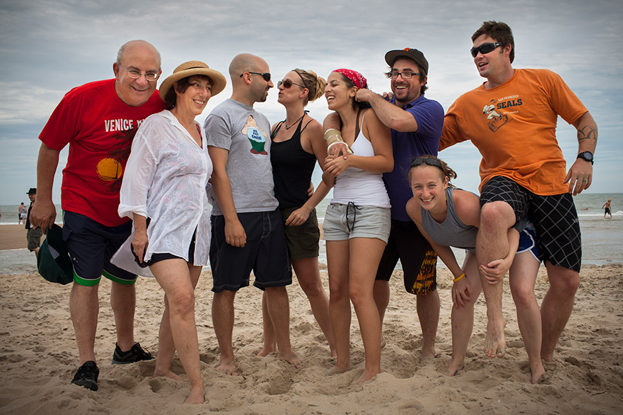 Left to right, Ed, Debbie, Elliot, Erin, Shira, Dakota, Sara, Nick.