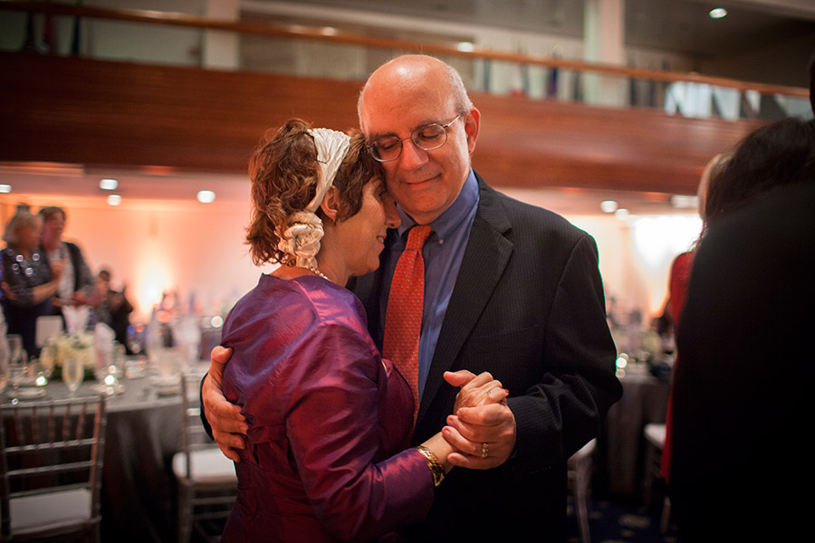 She and her husband Ed, share a dance at a family wedding.