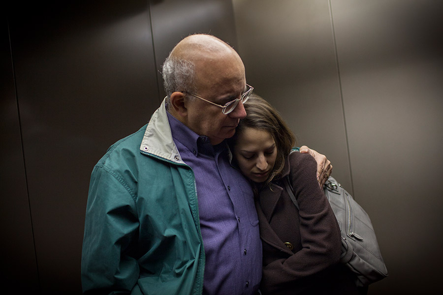 Ed and Shira visit the funeral home to make preparations for the funeral.